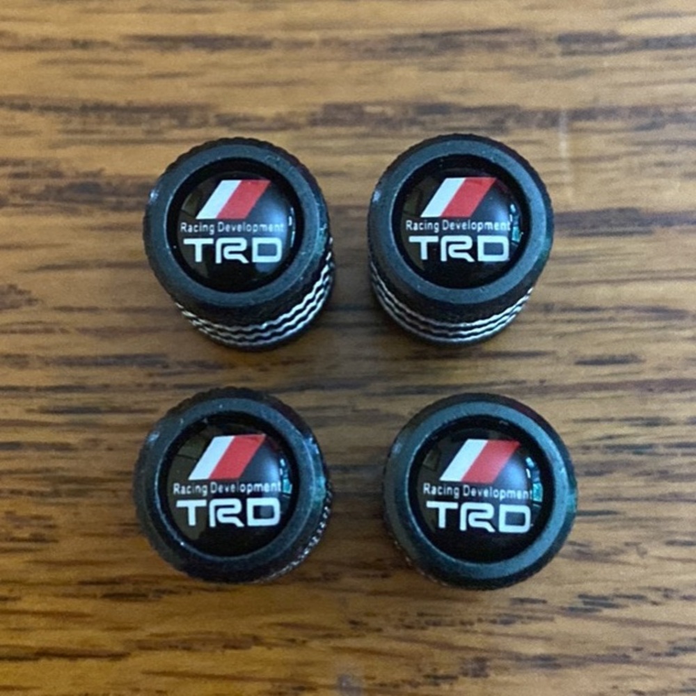 Toyota Racing Development Tire Valve Caps